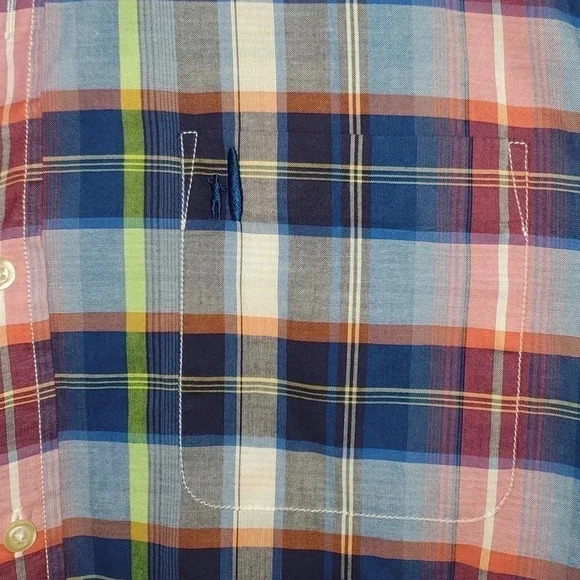 Men's Johnnie-O Hangin' Out Button Down Long-sleeved Size L Color Wake - Picture 3 of 15